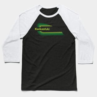 Kwikasfuki - Seventies Green Baseball T-Shirt